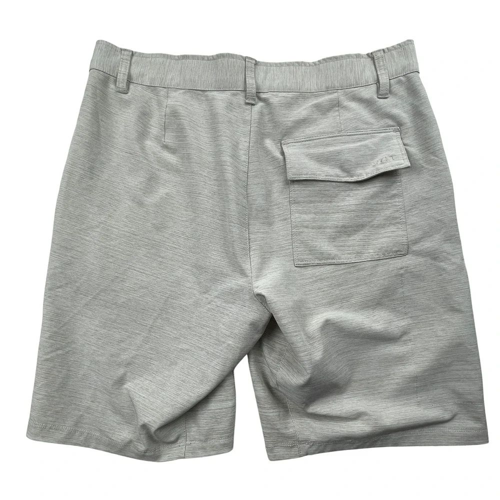 BYLT Mens Kinetic‎ Short Stretch Performance Athletic Golf Large L Gray Heather